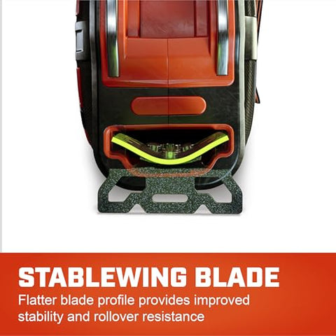 Crescent Lufkin SHOCKFORCE STABLEWING blade design improves stability during marking