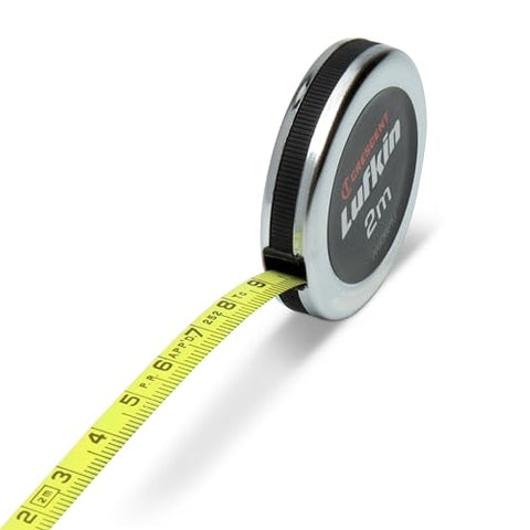 Crescent Lufkin zero fall alignment keeps measurements consistent on both sides.