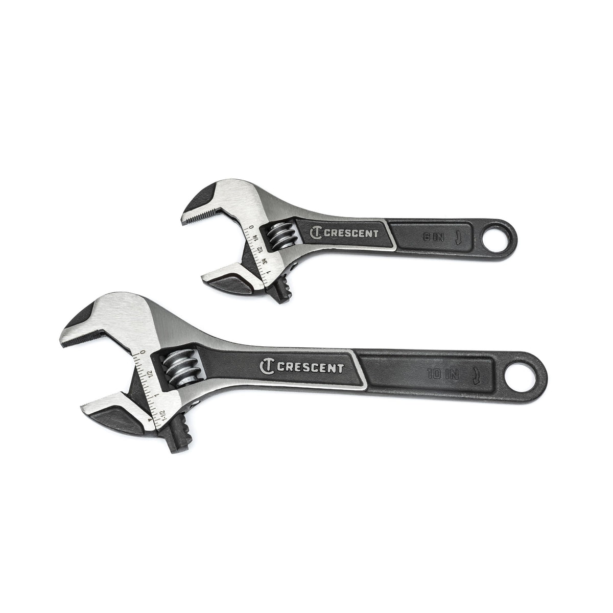 Crescent wide jaw 6-inch wrench demonstrates versatile plumbing reach.