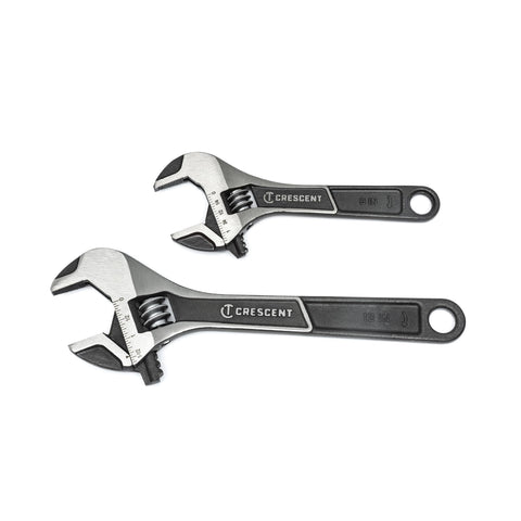 Crescent wide jaw 6-inch wrench demonstrates versatile plumbing reach.