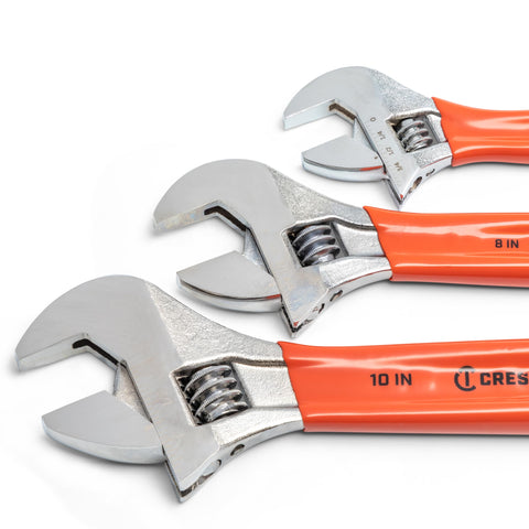Crescent wider-knurl design enhances adjustment control and grip.