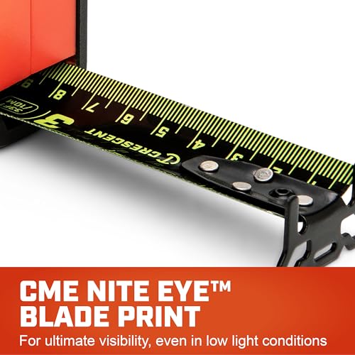 Crescent WORKHORSE double-sided print for easy measurements from either side