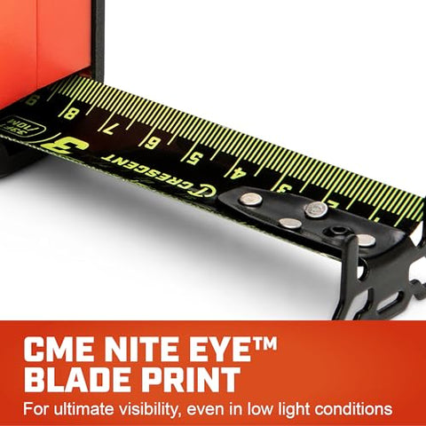 Crescent WORKHORSE double-sided print for easy measurements from either side