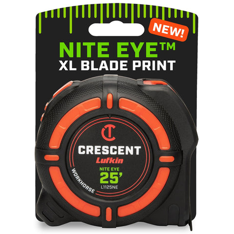 Crescent WORKHORSE NITE EYE blade visible in low light for quick reads