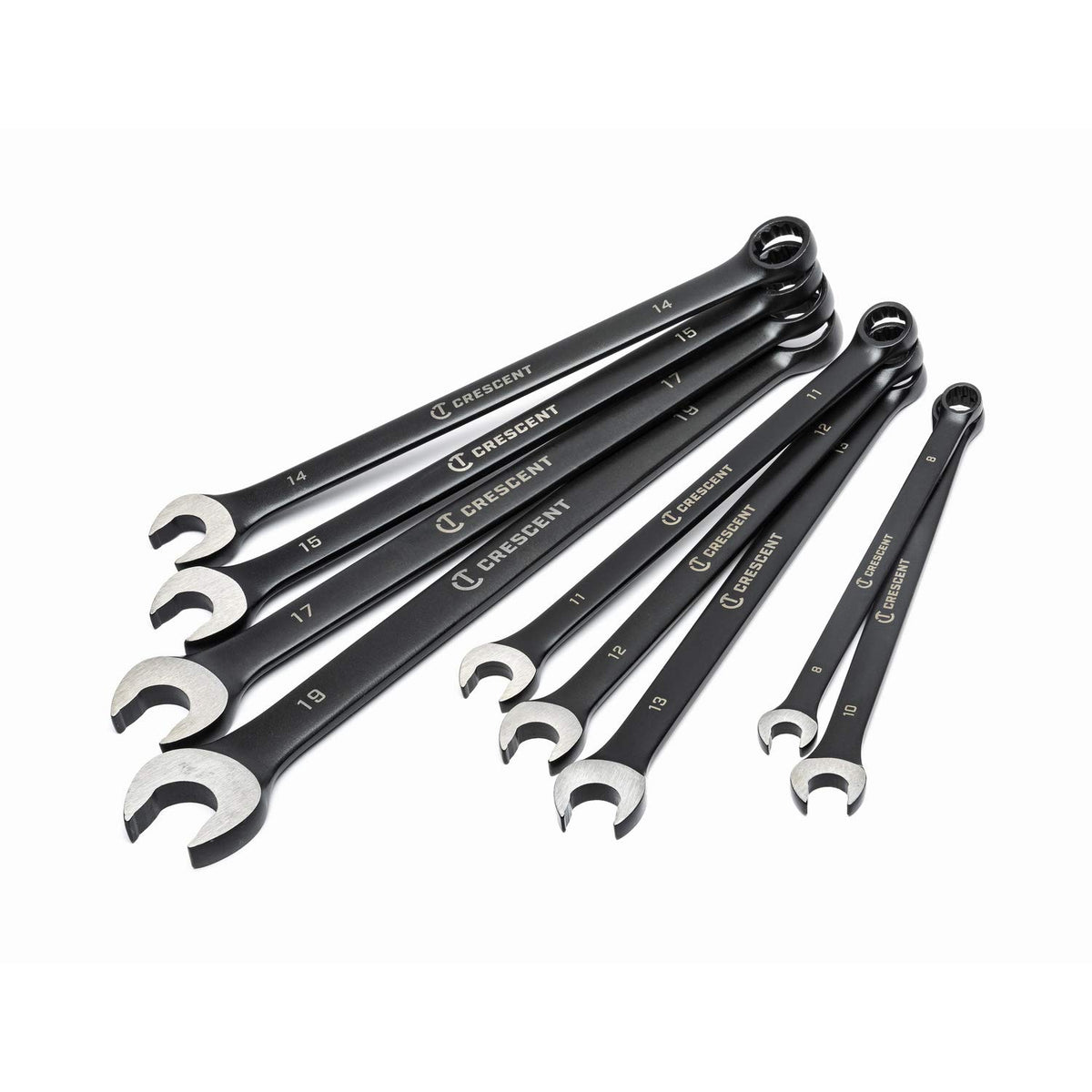 Crescent X10 long-pattern wrench for extended reach and leverage on tight fasteners.