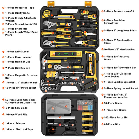 CRESOLVIA toolbox with drawer demonstrates easy access and portable organization for on-the-go projects.