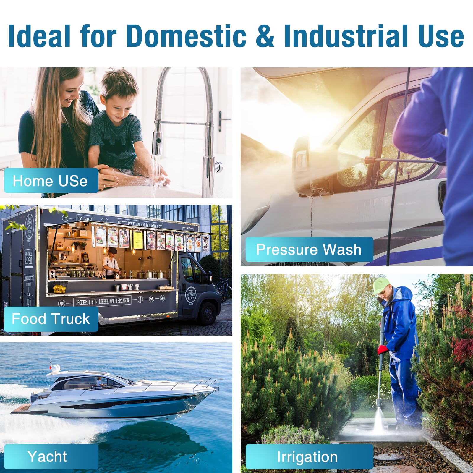CrestWave operates across 41–140°F for adaptable performance in varied climates.