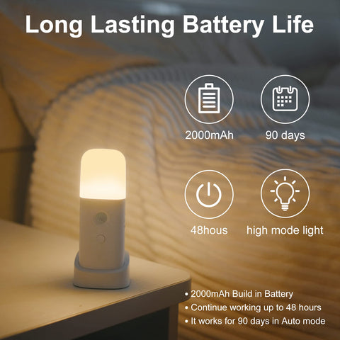 CREWEEL 5-level brightness night light supports reading and ambient lighting