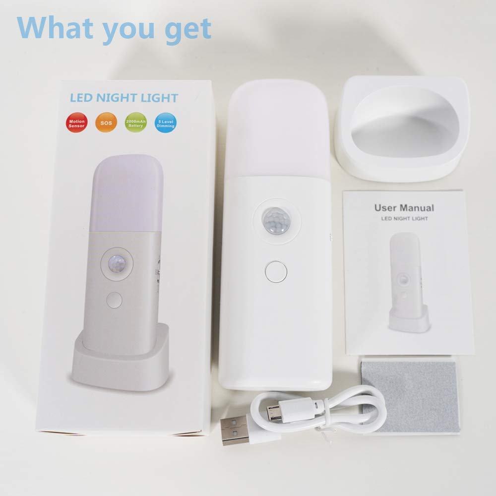 CREWEEL compact design night light ideal for travel and small spaces