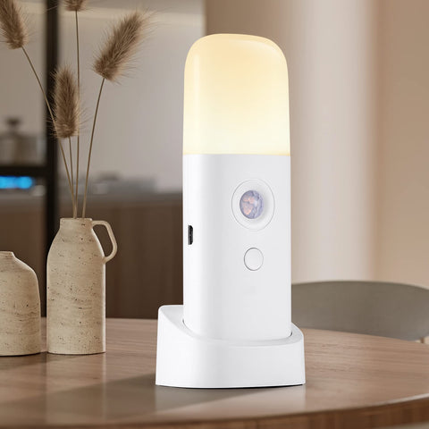 CREWEEL cordless night light with stand offering flexible placement anywhere