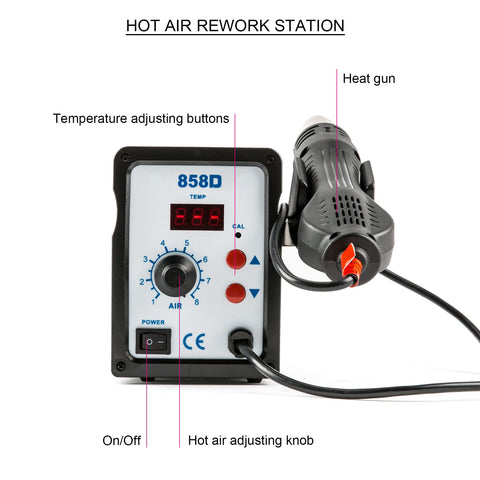 CREWORKS 858D ergonomic handle enhances comfort during long repair sessions.
