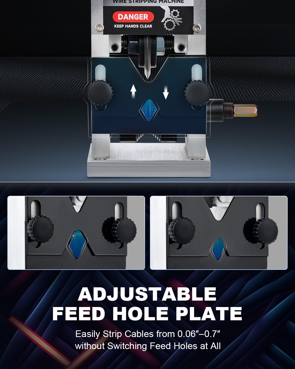 CREWORKS adjustable blade height enables precise insulation removal