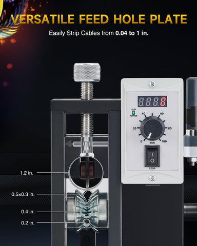 Blade height adjustment on CREWORKS ensures clean, consistent cuts.