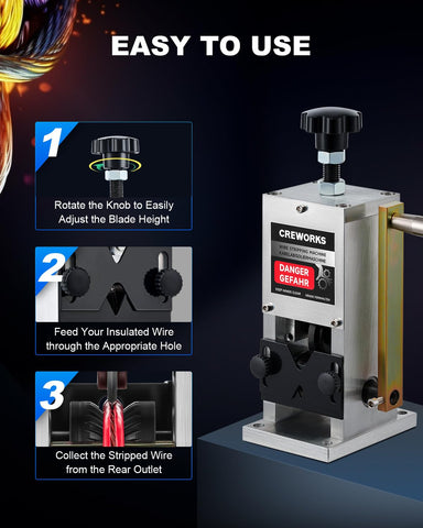 CREWORKS drill-powered operation option for automatic cranking