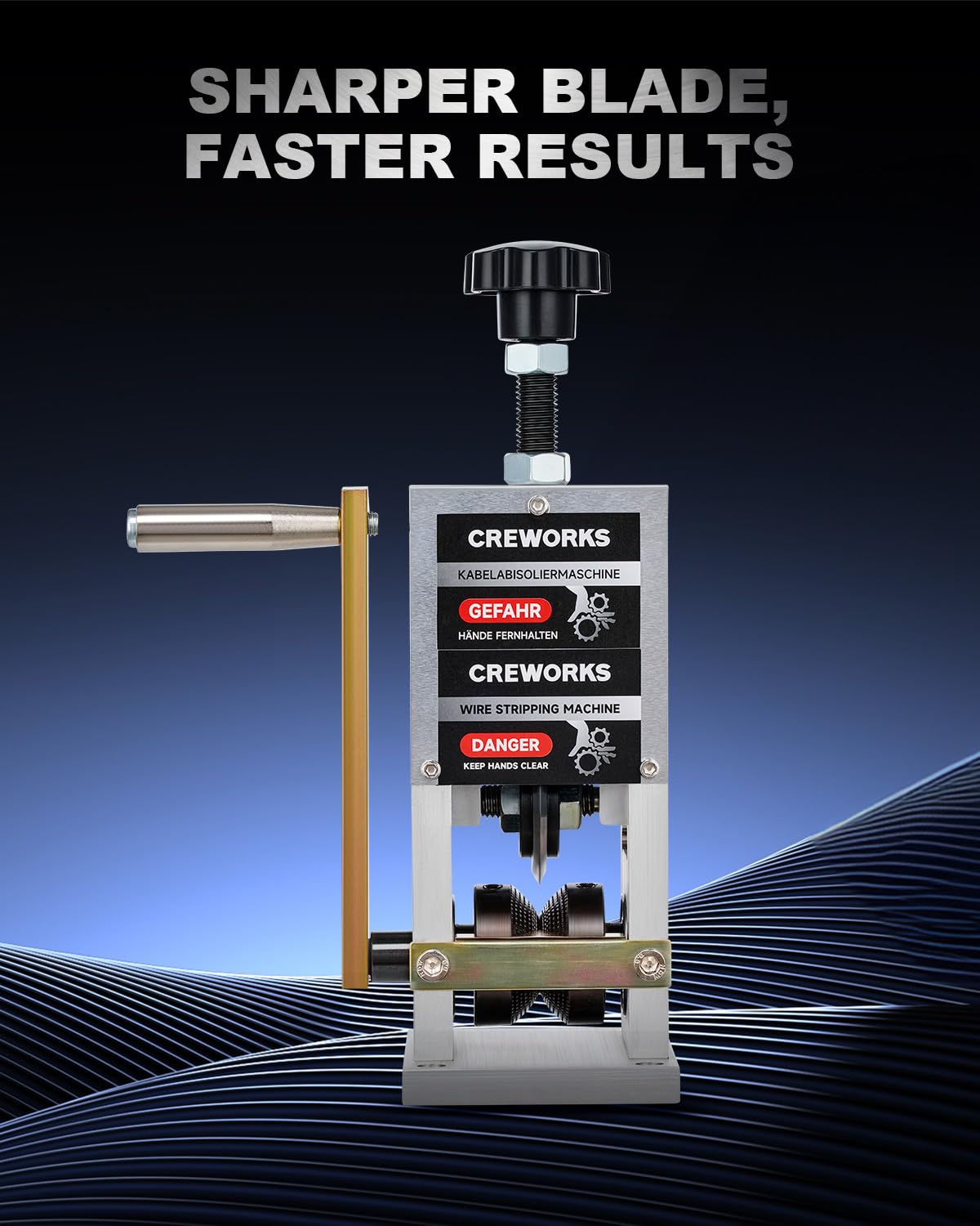 CREWORKS heavy-duty blade crafted from 40CrMo steel for long-lasting performance