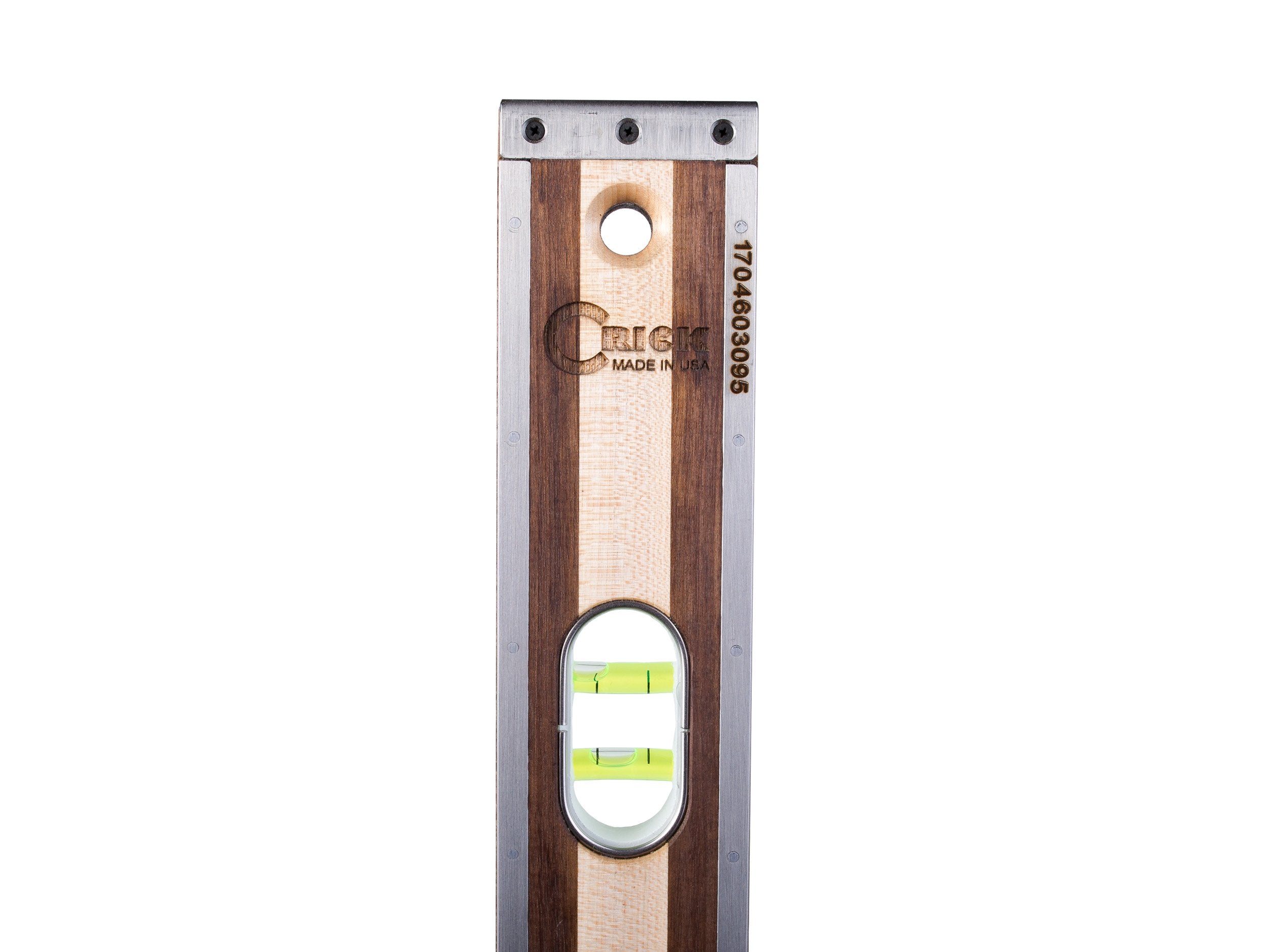 Crick Tool 48-inch wood level made in USA for daily use.