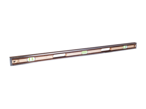 Crick Tool 48-inch level side profile showing durable hardwood frame.
