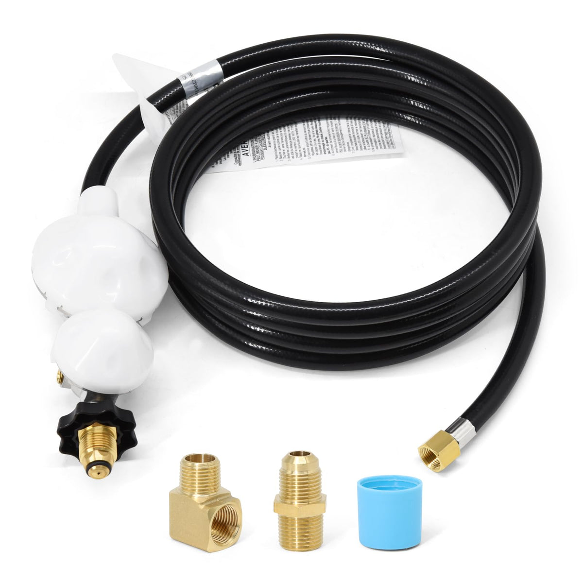 Criditpid 12ft propane hose with regulator for Mr Heater use