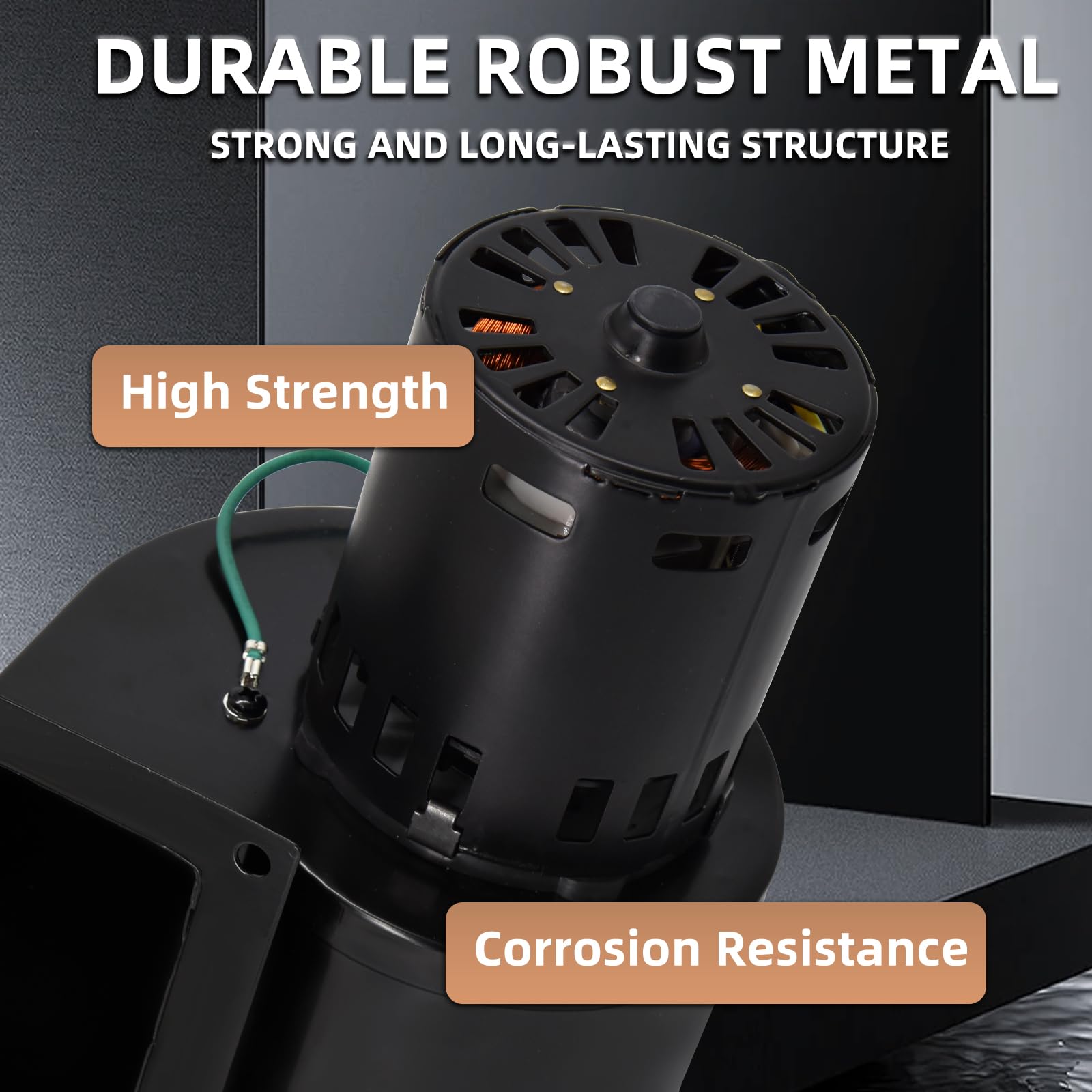 Criditpid 3-pin Molex wiring option aids easy installation and flexibility.