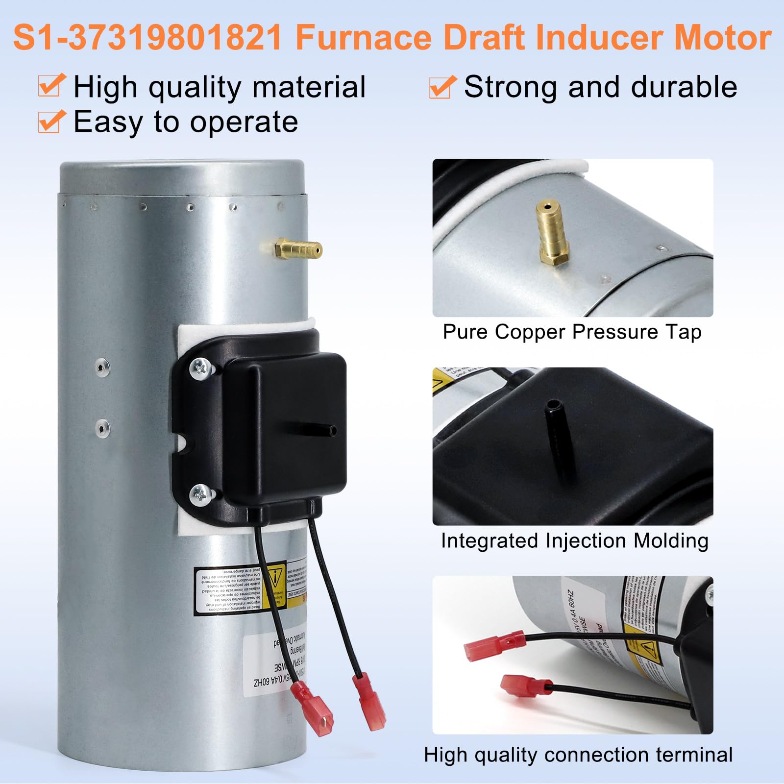 Criditpid aluminized steel construction emphasizes rugged furnace components