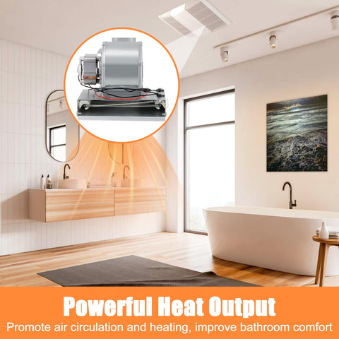 Criditpid Broan-Nutone 9905 heater motor delivers warm air quickly and quietly.