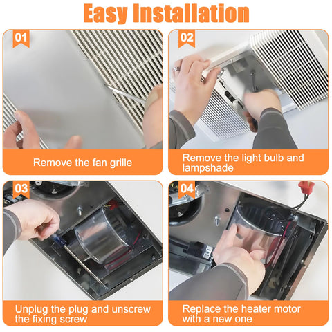 Criditpid Broan-Nutone 9965 motor delivers efficient heat and durable build.