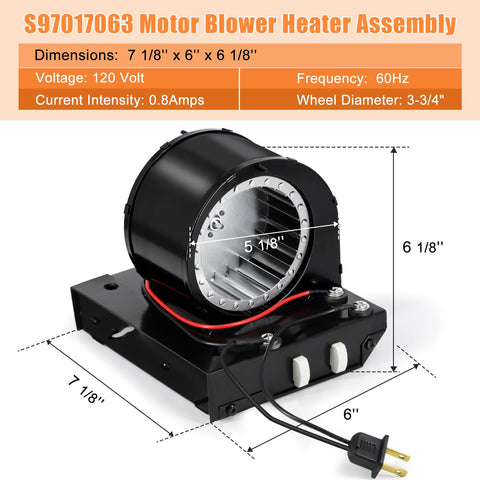 Criditpid compatible with Broan NuTone models 655-656-659 ensures correct replacement