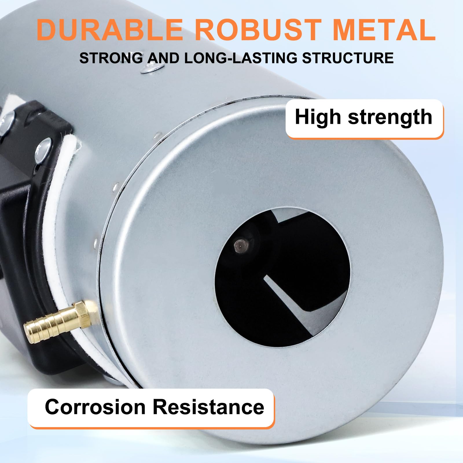 Criditpid cast aluminum rotor detail indicating low vibration performance