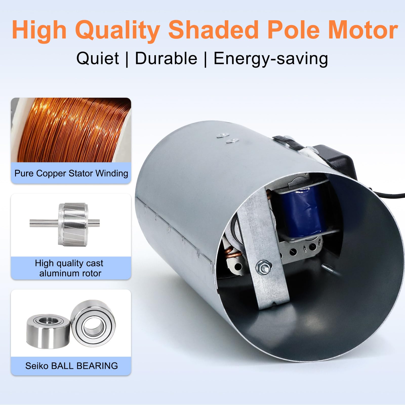 Criditpid combustion air booster image highlighting easy installation and airflow optimization