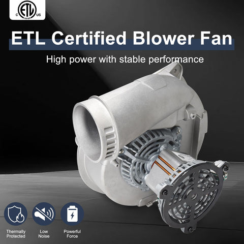 Criditpid CSA-certified blower emphasizes durable, quiet operation.