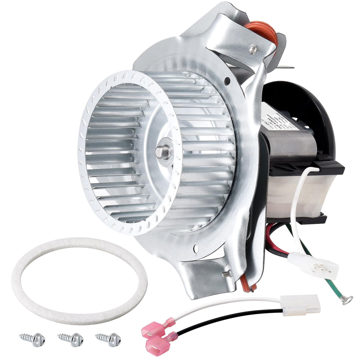 Criditpid draft inducer front view shows compact design for reliable furnace draft.