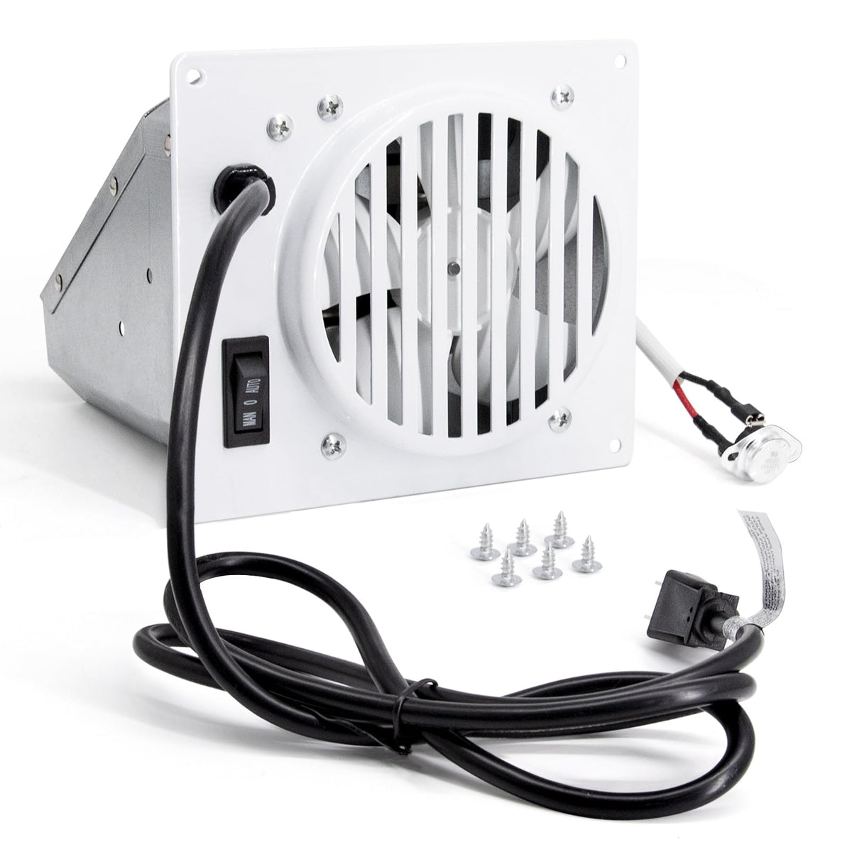Criditpid F299201 blower fan kit back view with compact fit and quiet performance.