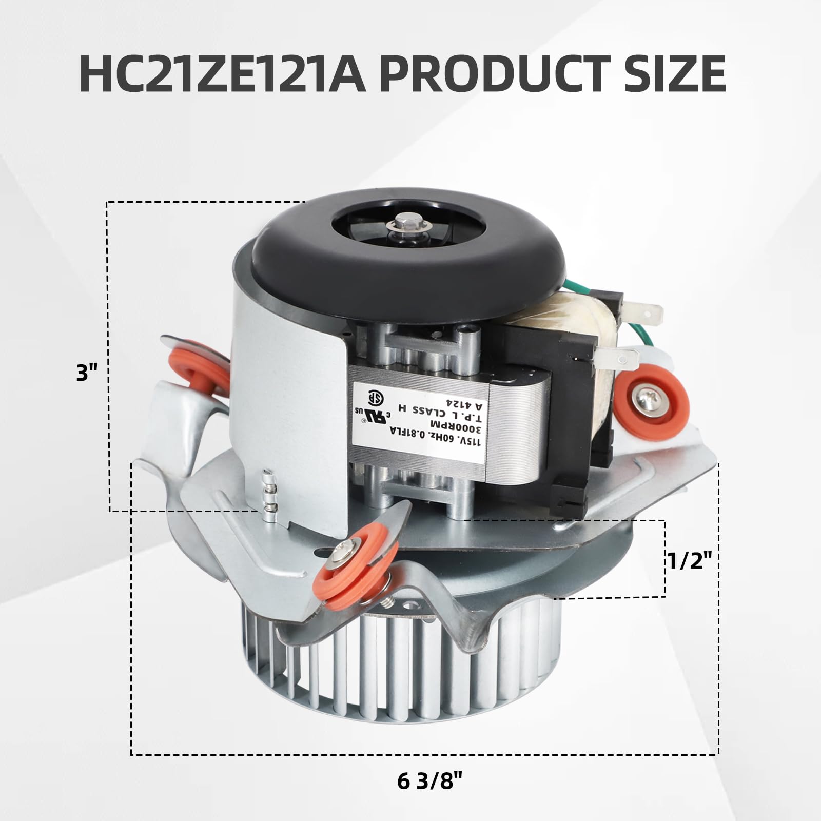 Criditpid HC21ZE121A copper-coil detail for high efficiency and durability.