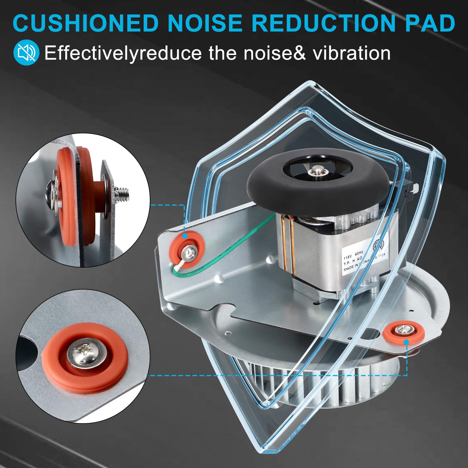 Criditpid internal wiring harness supports neat, safe connections.