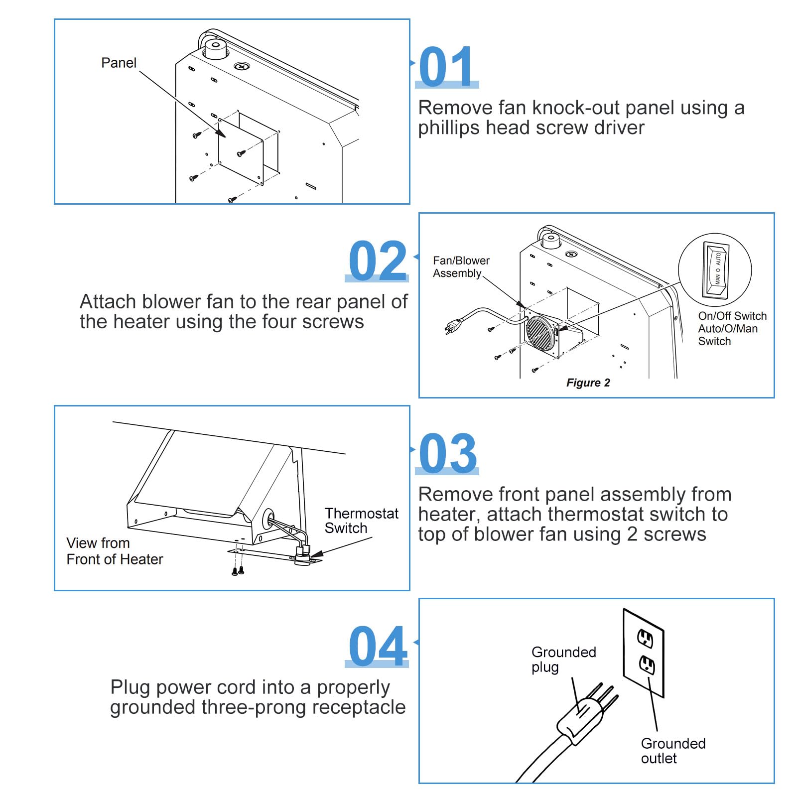 Criditpid MGB100 enhances room heat distribution for comfort