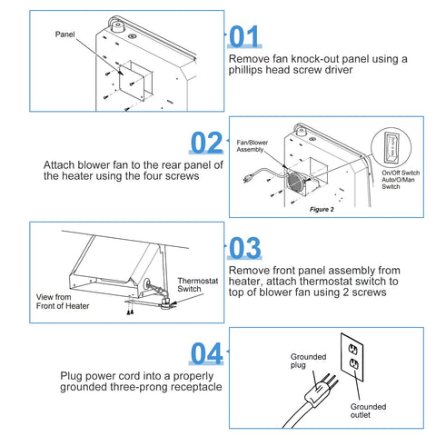 Criditpid MGB100 enhances room heat distribution for comfort
