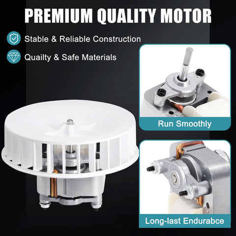 Criditpid 757 exhaust fan motor for quiet reliable bathroom ventilation