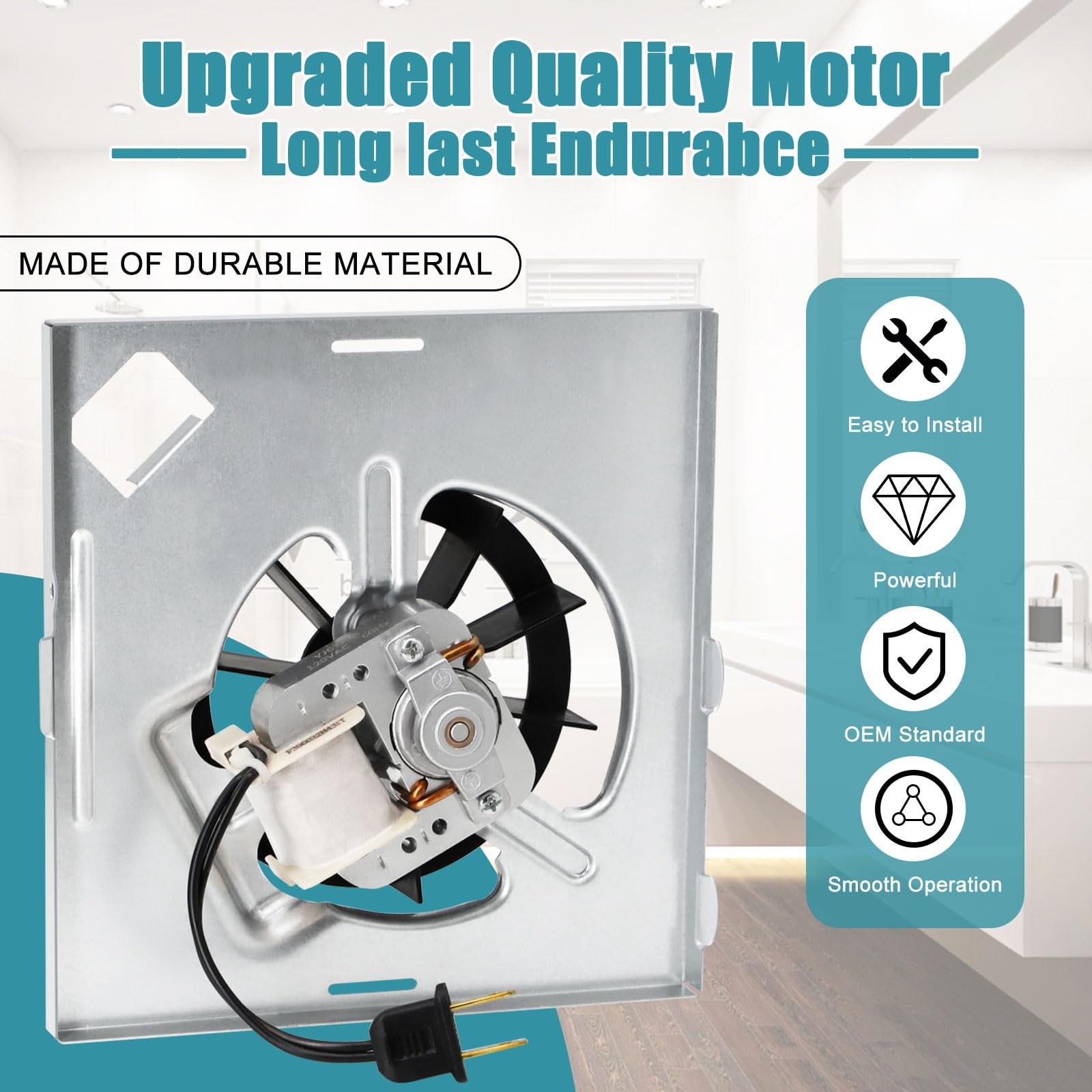 Criditpid S97012026 exhaust fan assembly shown with compact components.