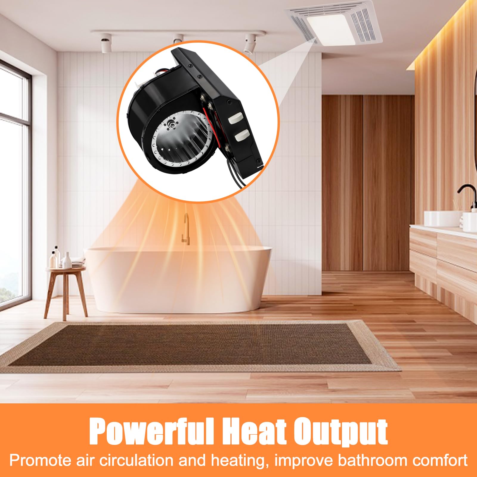 Criditpid 115V plug facilitates straightforward wiring during installation
