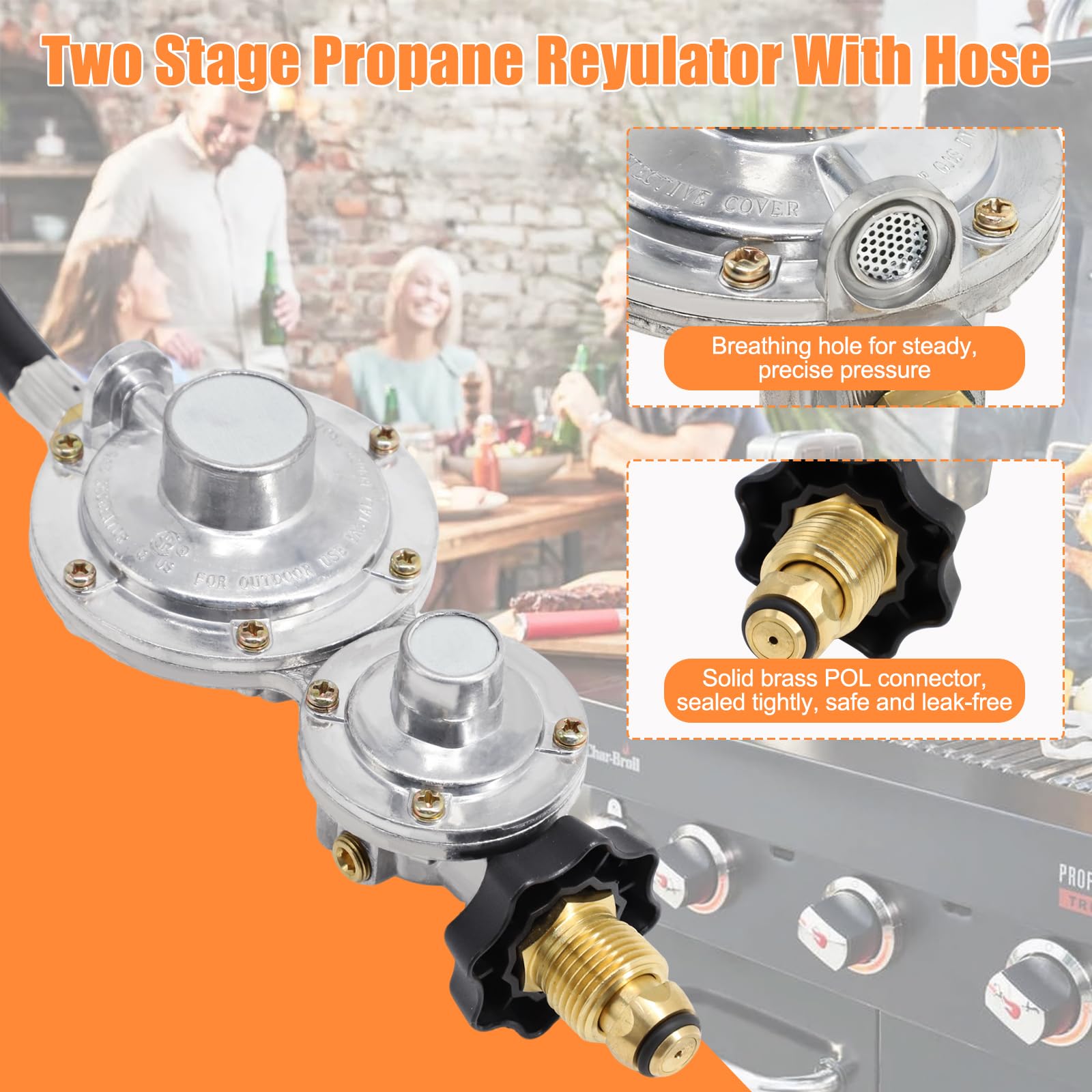 Criditpid two-stage regulator maintains steadier gas pressure