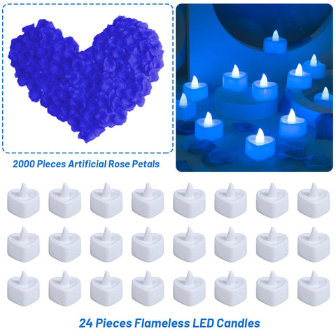 cridoz heart-shaped LED candles glow warmly for intimate ambiance
