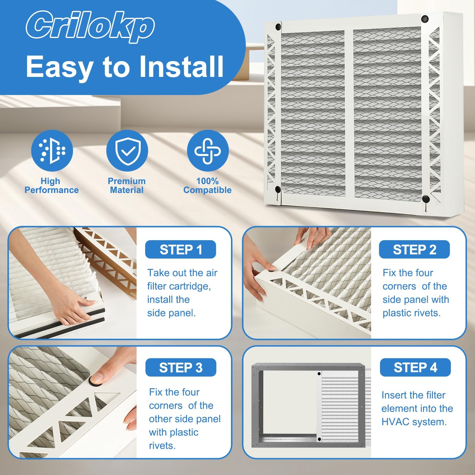 Crilokp 310 helps maintain steady airflow in your home.