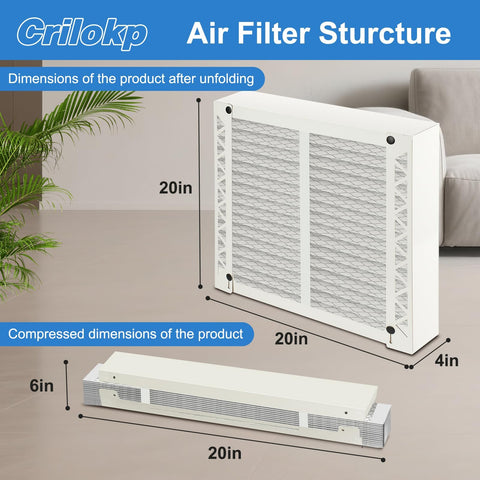 Crilokp 310 foldable side-panel design shown for easy aesthetics and setup.