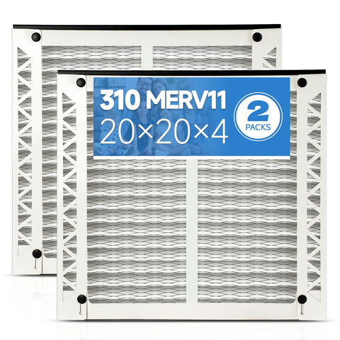 Crilokp 310 replacement filter fits 20x20x4 for universal home HVAC compatibility.