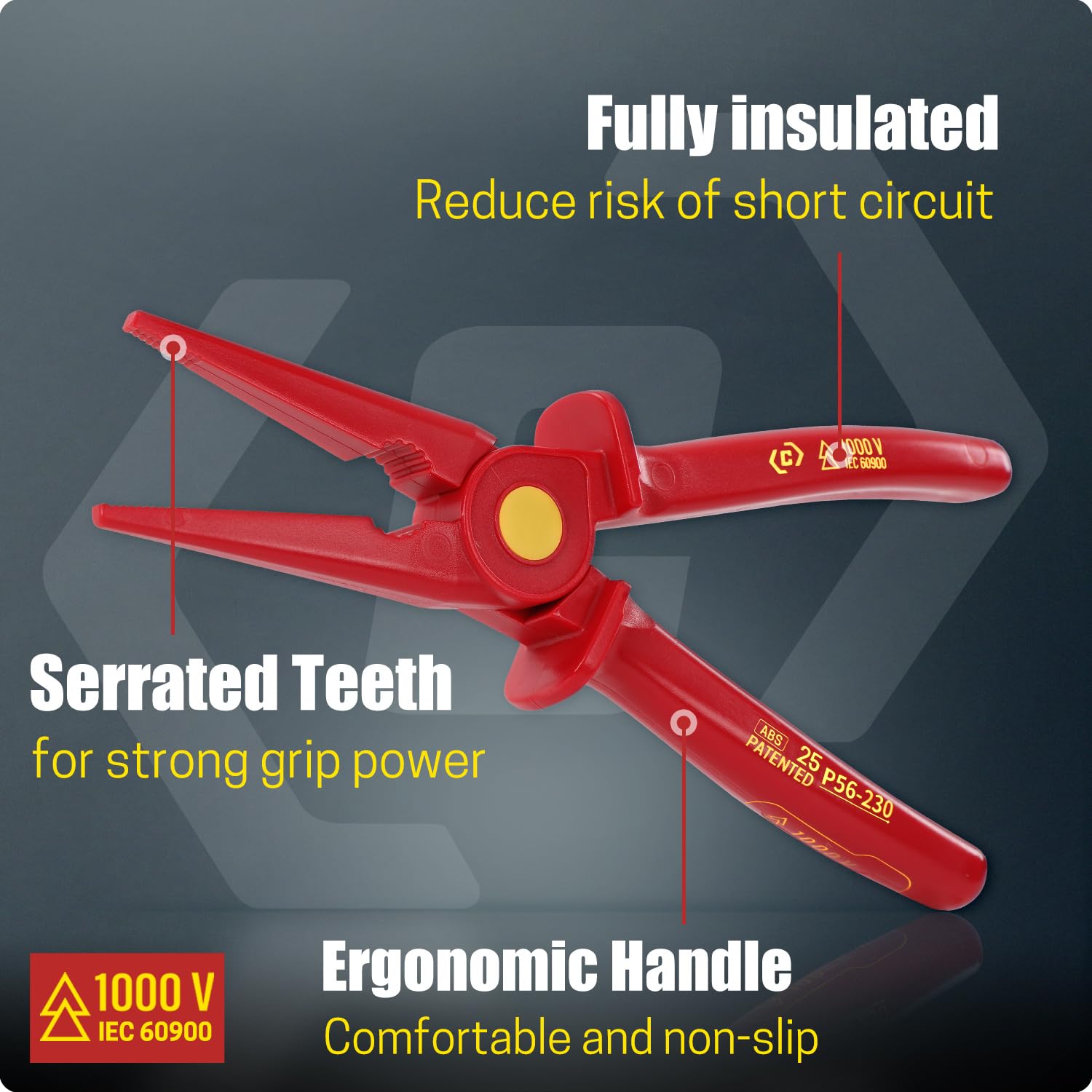 CRIPOP pliers in toolkit show durability and one-piece insulation