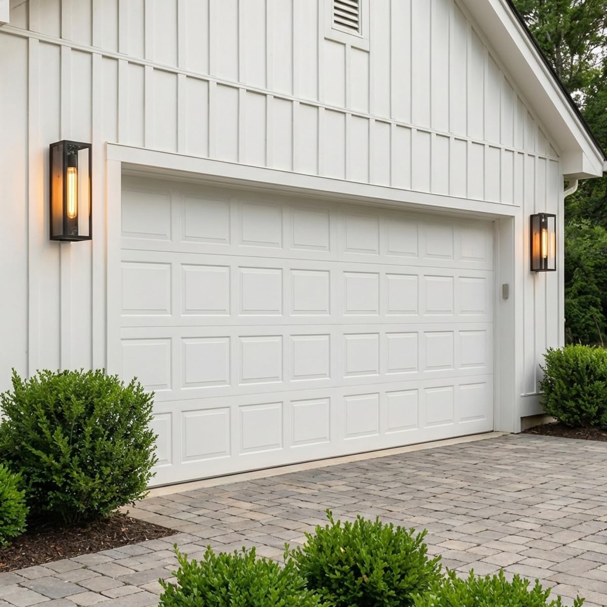 CRIRY exterior light tempered glass close-up highlights clear shade and premium illumination.