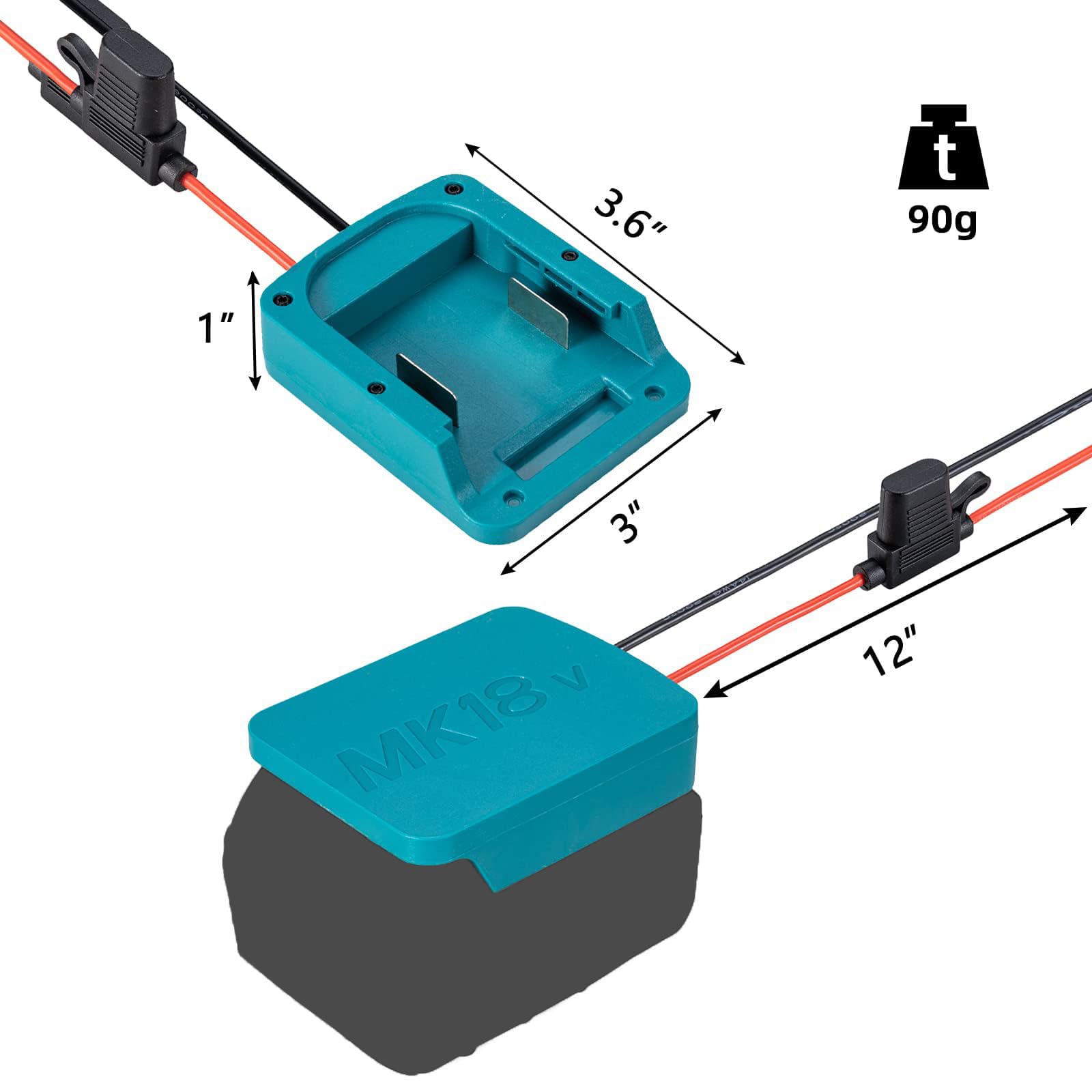 Crivnhar Makita 18V battery fuse switch for safe operation