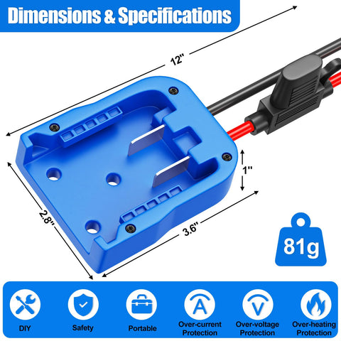 Crivnhar adapter wiring terminals enable fast clean device connections.