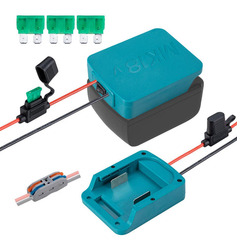 Crivnhar power wheel adapter connector for quick 18V power access