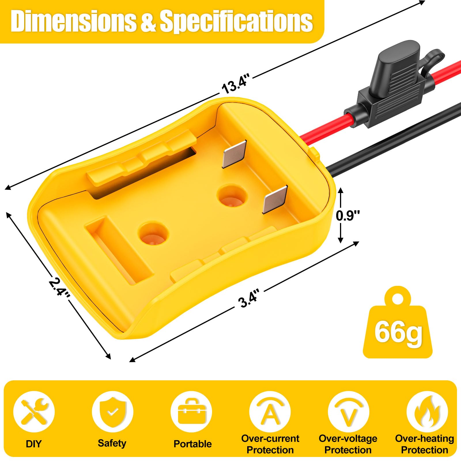 Crivnhar Power Wheel Adapter ideal for DIY robotics and power wheels projects.